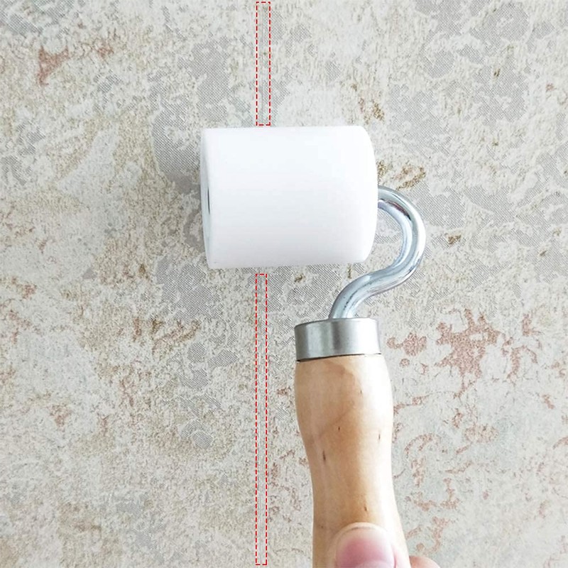 Wallpaper Seam Roller, 2 Pcs Wooden Handle Wallpaper Scorer Tools