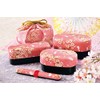 Tatsumiya 830 30248 Cherry Blossom Rabbit Cloth Covered Oval Bento