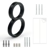 Hasware Floating House Number Sign, 12 cm, Modern Door Numbers,