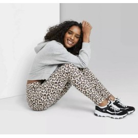 Wild Fable Women's Leopard High-Waisted Ankle Leggings Animal Print S, NWTags