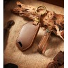 TECART Leather 6-Button Key Fob Cover Fit for 2023-2024 Kia
