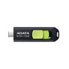 【Adata】 USB Memory UC300 Black/Green 128GB USB Type-C Max Read