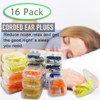Ear Plugs for Sleeping,16 Pairs Noise Canceling Soft Reusable Silicone