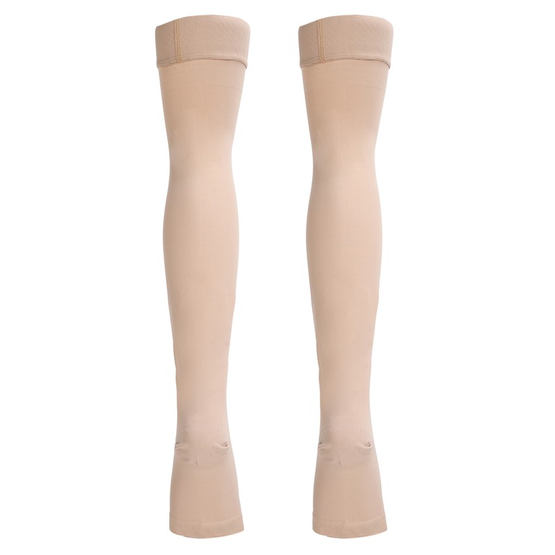23 to 32mmHg Compression Stockings Open Toe Thigh High Graduated