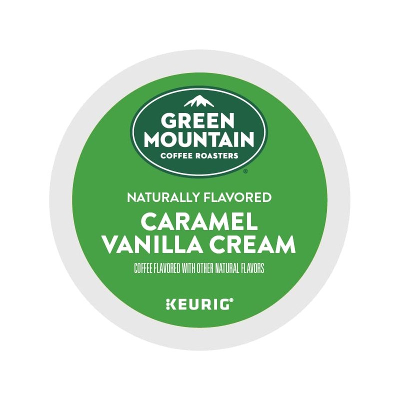 Green Mountain Coffee Roasters Caramel Vanilla Cream, Single-Serve Keurig K-Cup