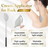 Cream Applicator for Back Telescopic Easy to Clean Applies Creams,