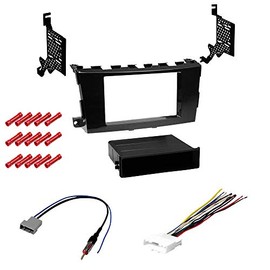 CACHÉ KIT450 Bundle with Car Stereo Installation Kit for 2013 – 2015 Nissan Altima – in Dash Mounting Kit, Harness, for Single or Double Din Radio Receiver (4 Item)