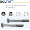 GOLKNHA 2 PCS Camber Lock Alignment Fix & Upper Arm