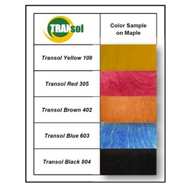 Wood Dye – Powdered Solvent 5 Color Kit – Wood Stain Kit (25 Grams)