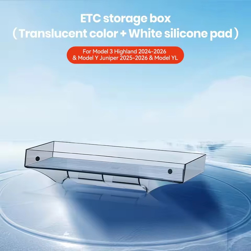 Magnetic Foldable Under-Screen Storage Organizer for Model 3 Highland &