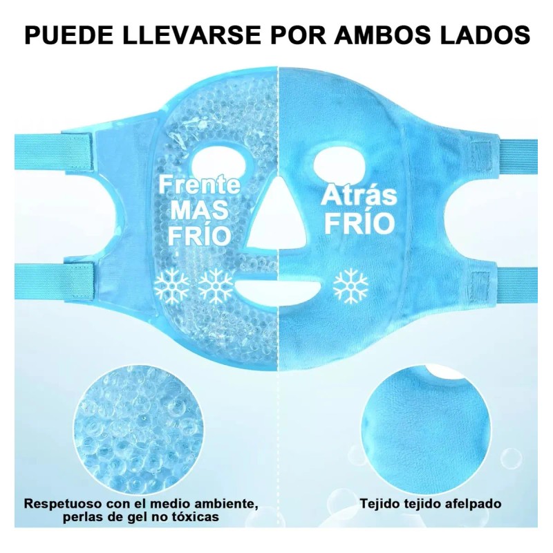 Mascarilla Máscaras Hielo Ojos Cara