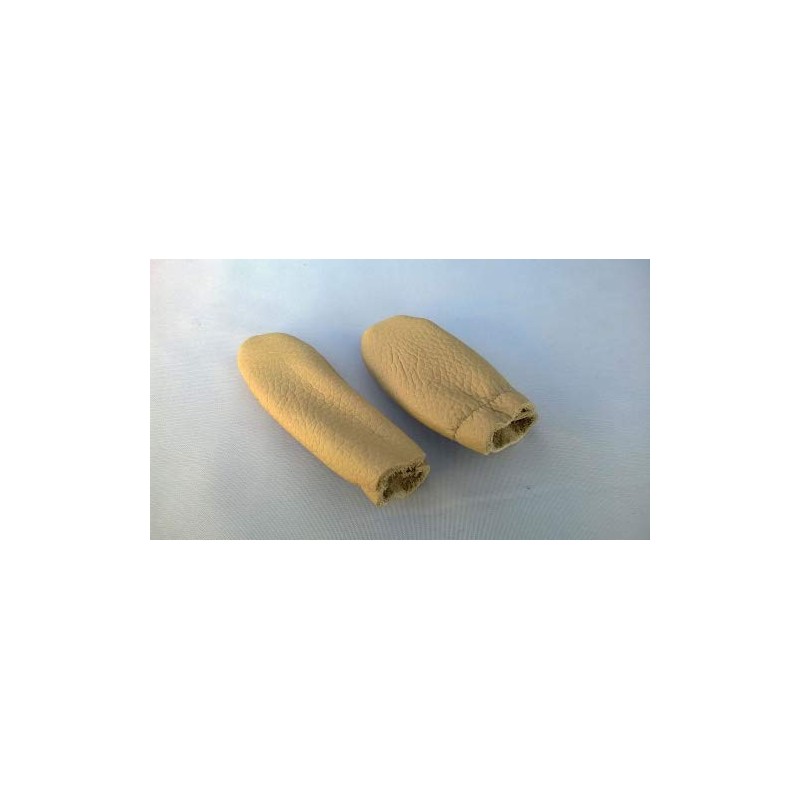 Leather Finger protectors - Needle Felting