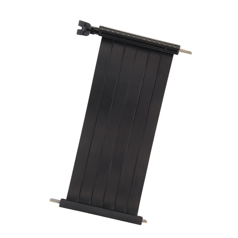 PCIE 3.0 X16 Riser Cable 180 Degree High Speed Flexible