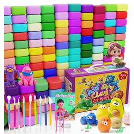 Air Dry Clay Foam Clay Non-Sticky Soft Air Dry Foam Clay, Moldable Super Light Clay Perfect for Arts, Crafts (150 Colors)