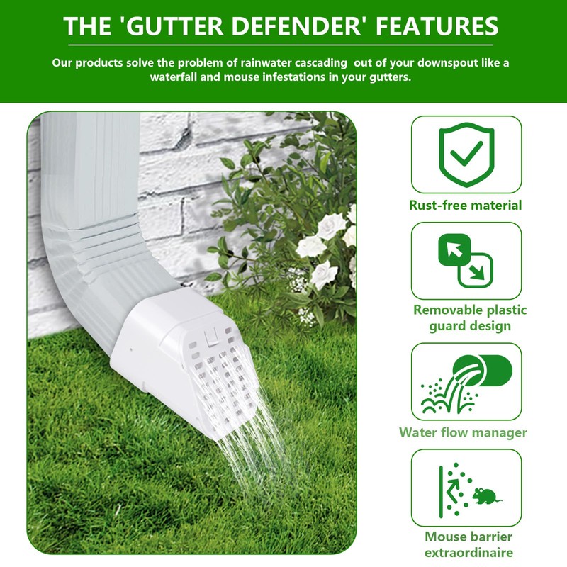 Roof Drainage Downspout Connector Accessory