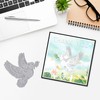 Threetols Metal Doves Background Die Cuts for Card Making, A