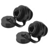 sourcing map RJ45 Panel Mount Coupler, IP67 Shielded Industrial Panel