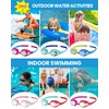 OutdoorMaster Kids Swim Goggles 2 Pack - Quick Adjustable Strap
