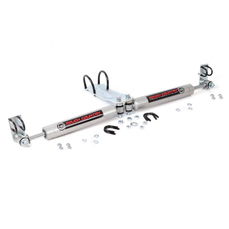 Rough Country N3 Dual Steering Stabilizer for 69-87 Chevy/GMC C10/K10-8735630