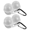 2 Pack Egg Holder Case, Portable Egg Storage Container with
