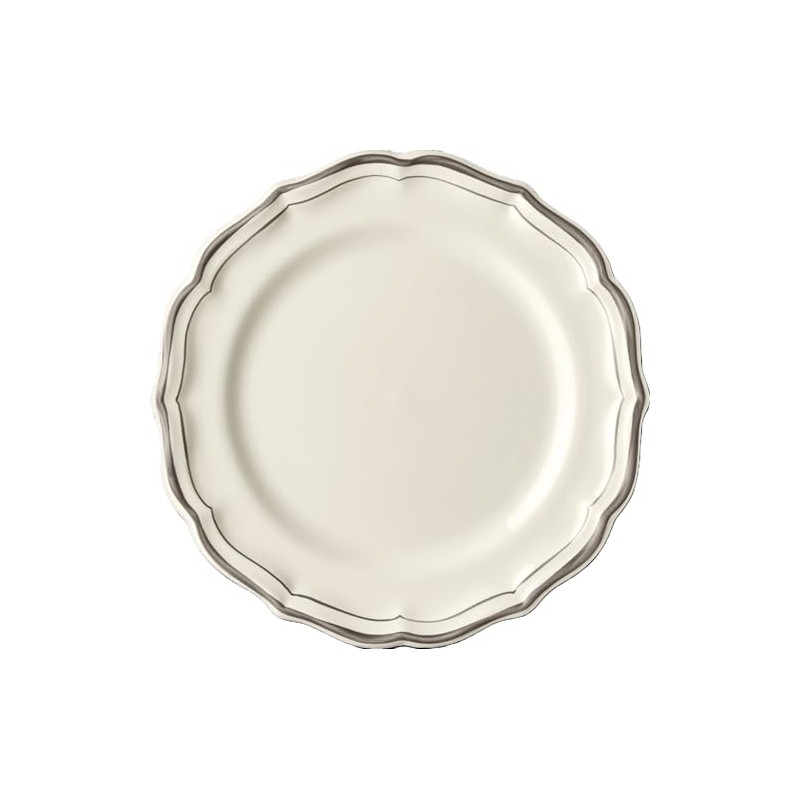 GIEN 1692B6AB Gian Fillet Taupe Dessert Plate