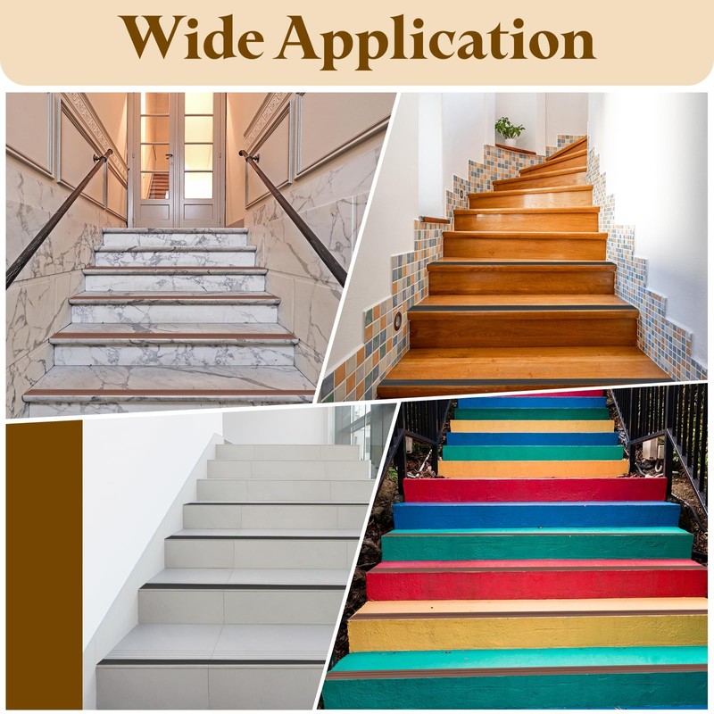 uxcell Stair Nosing, 3.3 ft (2 x 2 Inch) Vinyl
