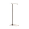 Gatco 1431PN Modern Rectangle Base Freestanding Toilet Paper Holder, 21.25",