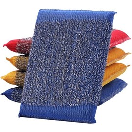 Heavy Duty Non-Scratch Kitchen Sponge – Multi-Use Dishwashing Scrubber for Pots, Pans, Dishes & Hard Surfaces – Durable & Gentle Cleaning Pad (Pack of 1) (Assorted 03)