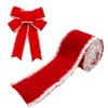 Christmas Velvet Ribbons Decorative Ribbons Rolls DIY Craft Ribbon Fabric