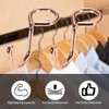 Sumnacon Hanger Hooks 30 Pcs Clothes Hanger Hooks Gold Metal