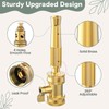Twinkle Star Heavy-Duty Brass Adjustable Twist Hose Nozzle, High Pressure