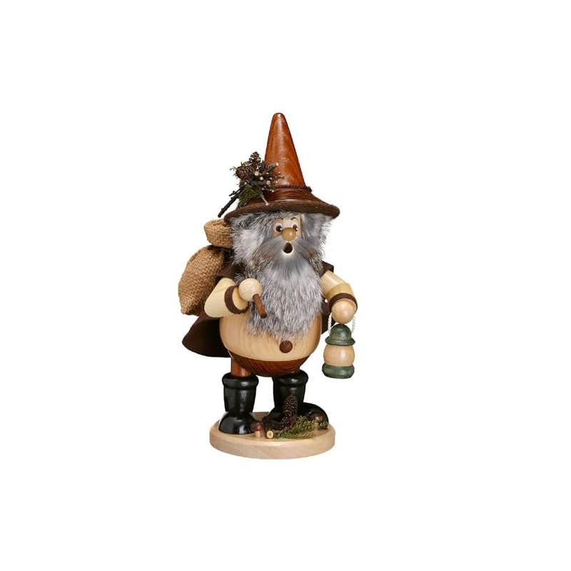 Woodturning Workshop Uhlig R?ucherm?nchen Forest Gnome Hiker, Natural - 25