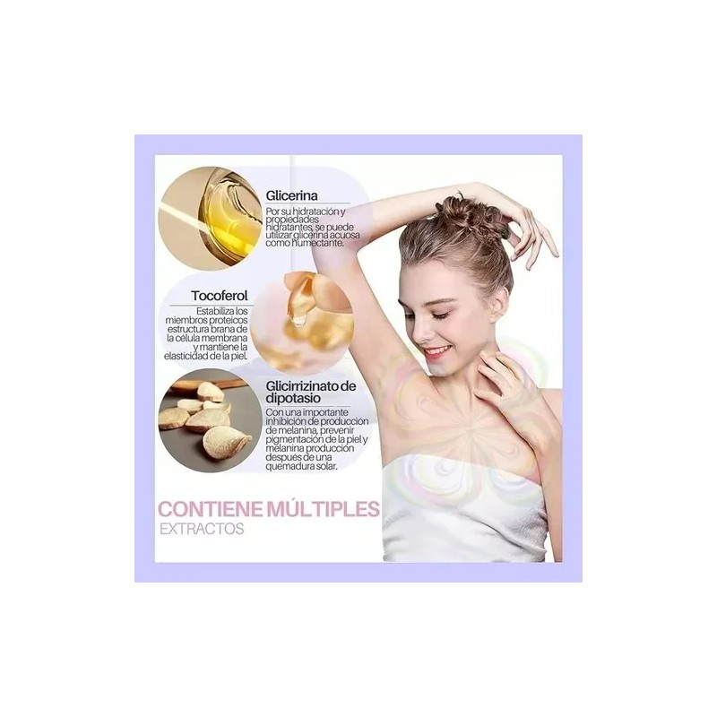 Gel Aclarador Corporal Aichun Para Axilas Ingles Codos