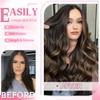 Clip in Hair Extensions Real Human Hair, Seamless Clip ins