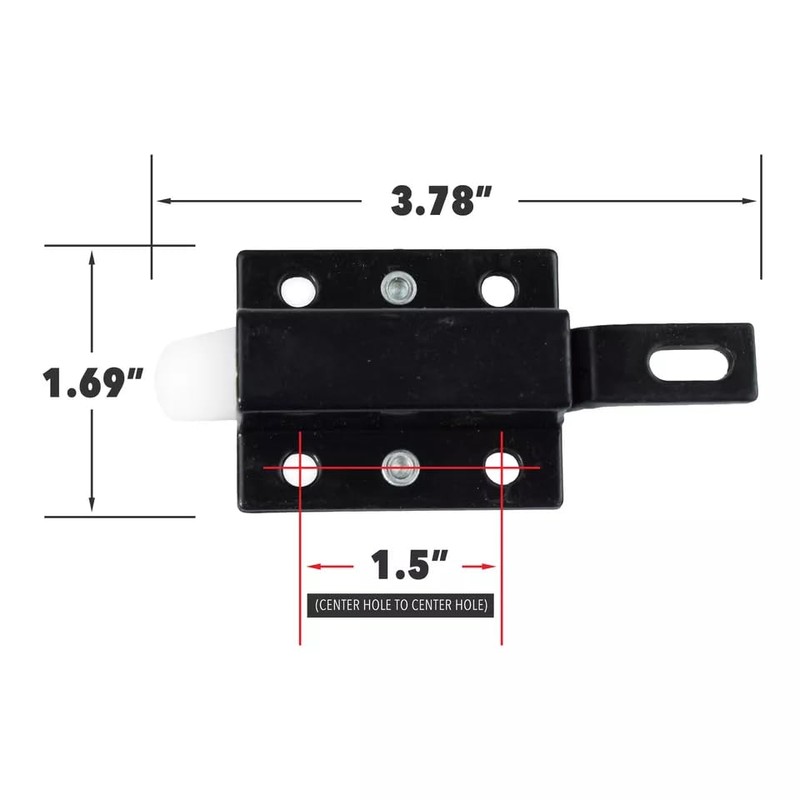 11705 Flush Mount Compartment Trigger Latch 3-3/4"
