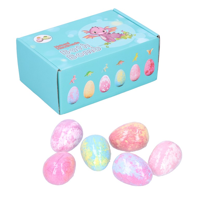 Dinosaur Egg Shaped Essential Oil Bath Salt Ball Plant Extract