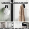 Suction Cup Hooks for Shower, 4 Pack Towel Hook for