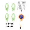 Portable Clothesline Heavy Duty Clothes Drying Line Punch Free Non