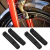 EMSea 4 St¨¹ck Fahrradbremsbelag-Eins?TZE aus Gummi Kompatibel mit Brompton Schwarz