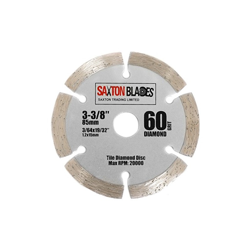 Saxton 85mm Diamond Tile Circular Saw Blade Worx Worxsaw Bosch