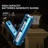 BONAI AA Rechargeable Batteries, High Capacity NiMH Battery for Outdoor
