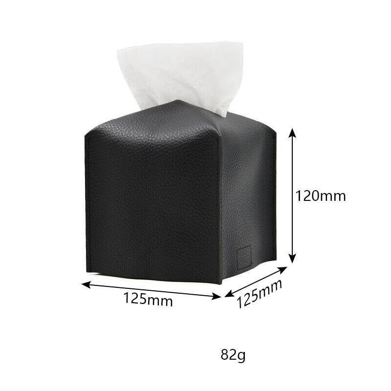Tissue Box Dispenser Paper Storage Holder Napkin Case Organizer PU