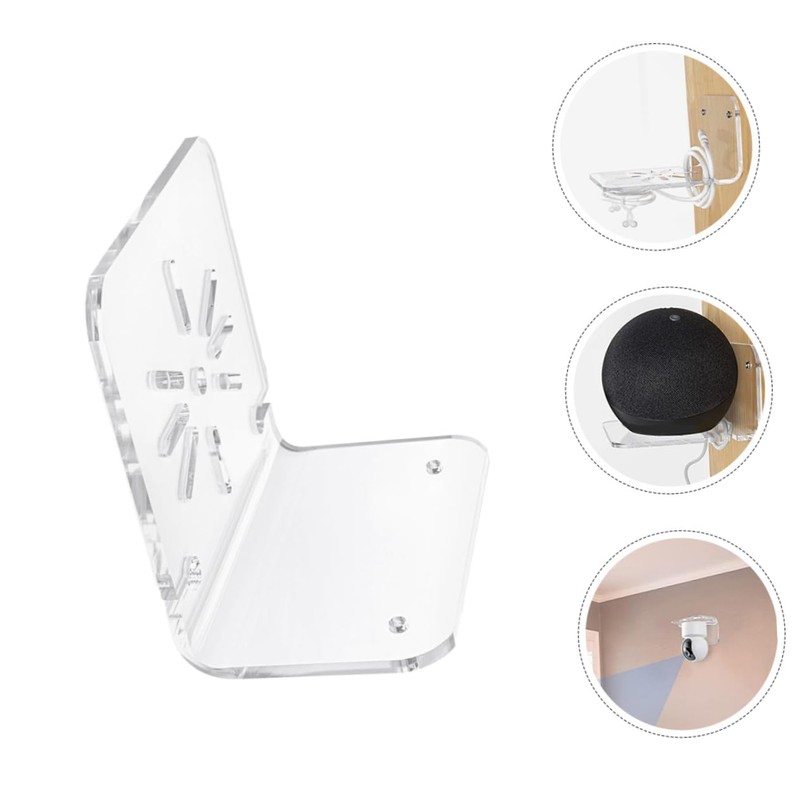 COHEALI 3 Pack Acrylic Wall Mount Shelf for Security Cameras