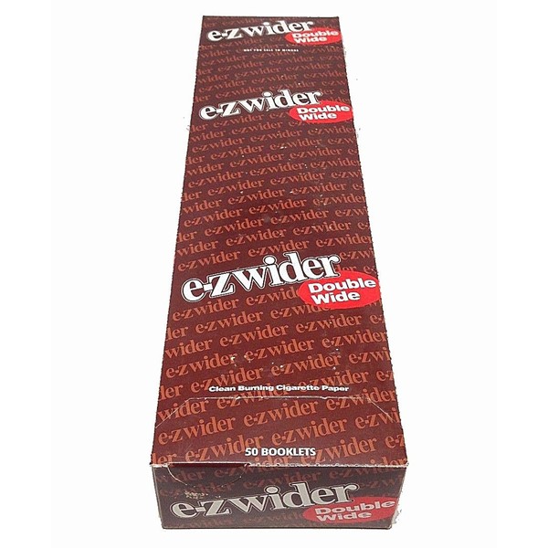 EZ Wider Double Wide Rolling Papers 50ct - Retailers Box
