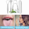 Limpiador Lingual Oral Raspador De Lengua Acero Inoxidable