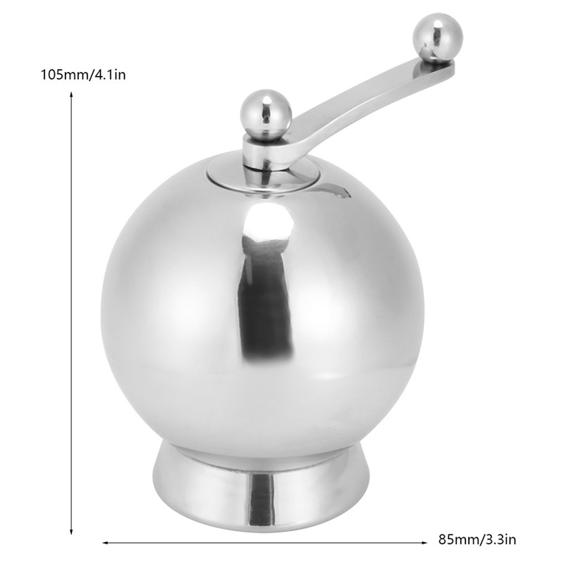 Portable Stainless Steel Pepper Mill Spice Grinder Household Kitchen Tool