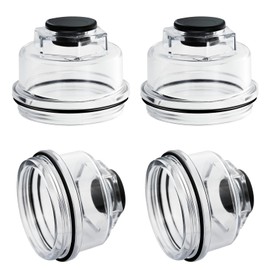 Vanshly K568220 - Paquete de 4 tapas de aceite de rosca exterior de 3-3/4 para ejes de remolque AL-KO/Hayes de 10 K - 16 K, con junta tórica y enchufe K71-859-00