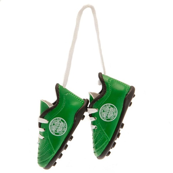 Celtic FC Football Club Hanging Car Window Mini Green Boots Official Product