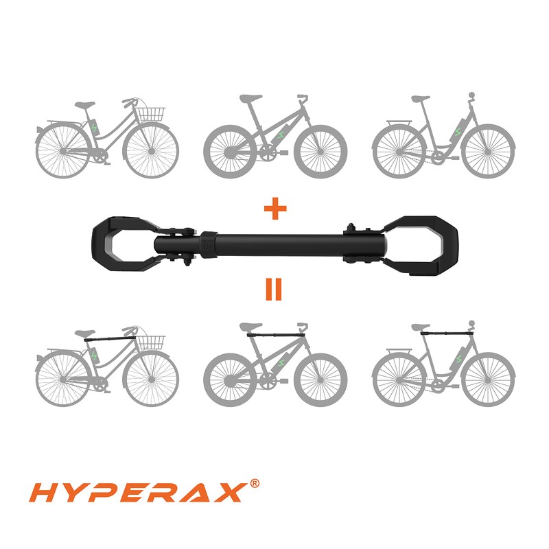 HYPERAX Step Thru e Bike Adapter Fits Up to 70