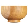Yamanaka Lacquerware Shirasagi Woodworking Soup Bowl M Approx. 4.3 inches